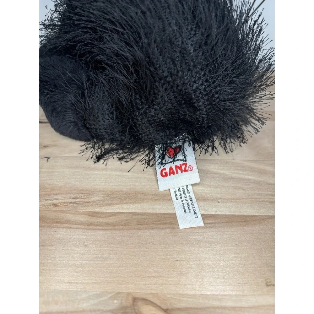 GANZ Webkinz Retired Black Bear Plush Stuffed Animal 2009 HM004